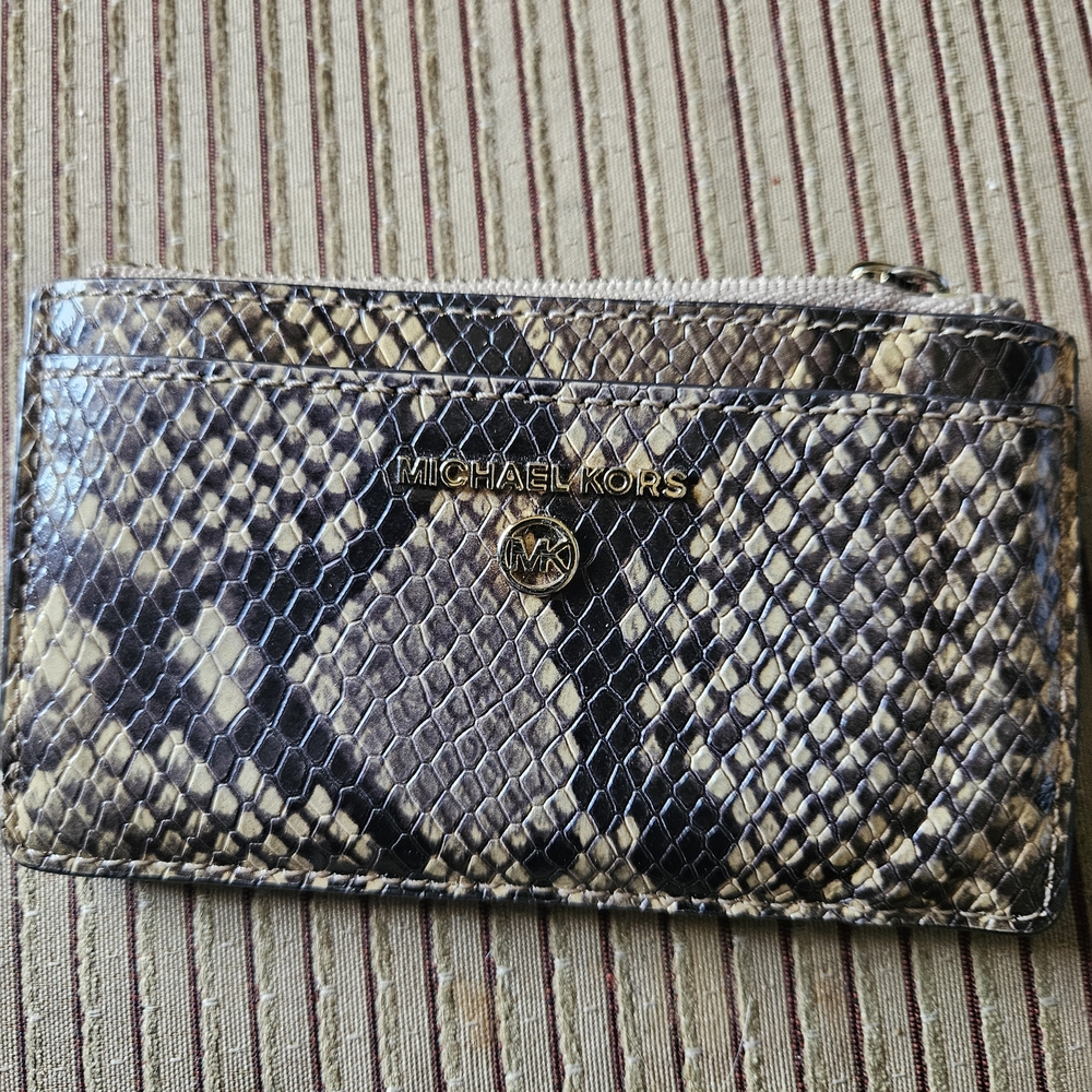 Michael Kors Python Patterned Clutch - image 1